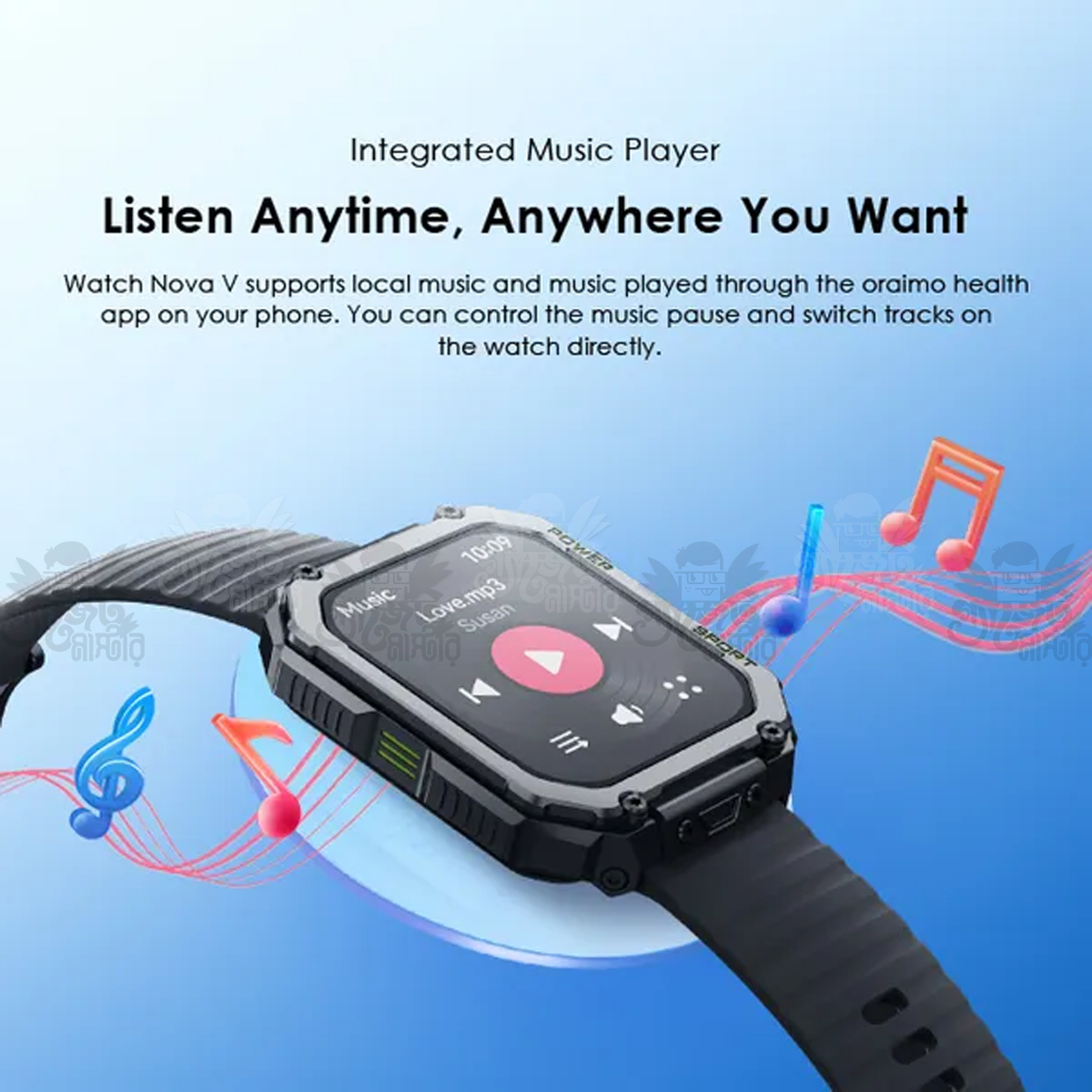 oraimo Watch Nova V 2.01 HD Video Watch Faces Smart Watch